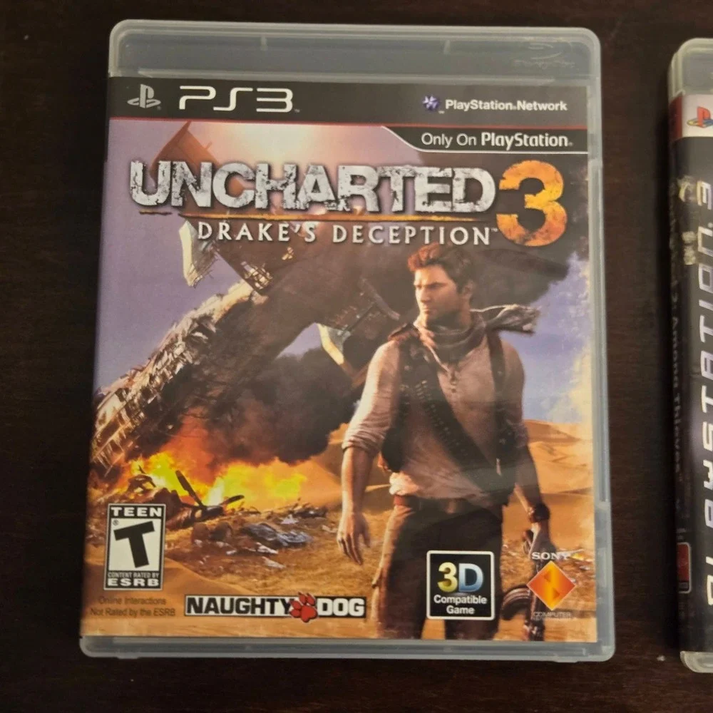 Sony Uncharted 2 & 3 PS3 Games Bundle Nathan Drake Collection